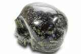 Realistic, Que Sera Stone (Rhyolite) Skull - Brazil #378764-3